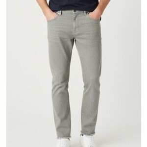 ALFANI Straight Fit Narrow Style, Men’s 34W30L, Mid Wash Grey